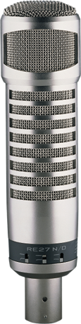 RE27N/D Broadcast announcer's microphone with neodymium capsule