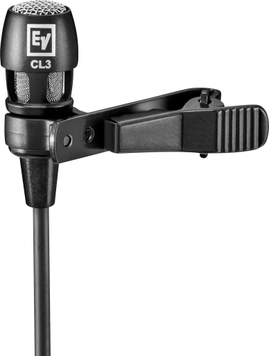 Electro-Voice RE3-ACC-CL3 Cardioid Lavalier Microphone with TA4F