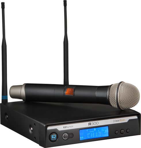 R300 HD Handheld system with PL22 dynamic microphone by Electro Voice