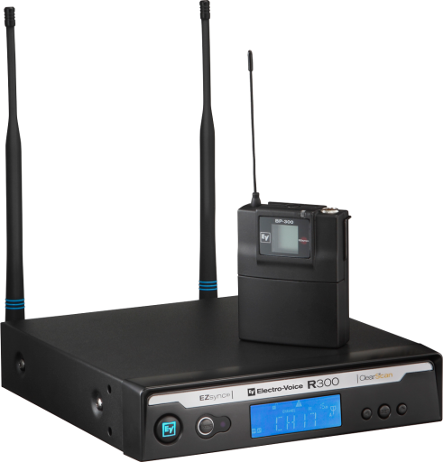 R300 L Lapel system with ULM18 directional microphone by Electro Voice