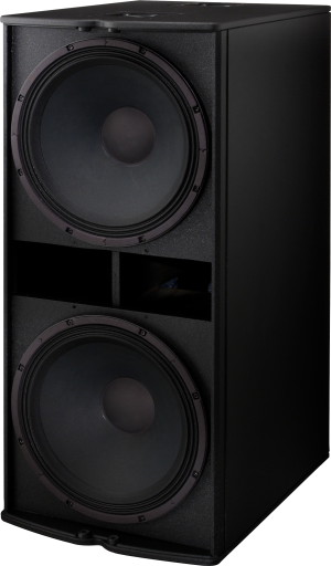 Powered dual hot sale 18 subwoofer