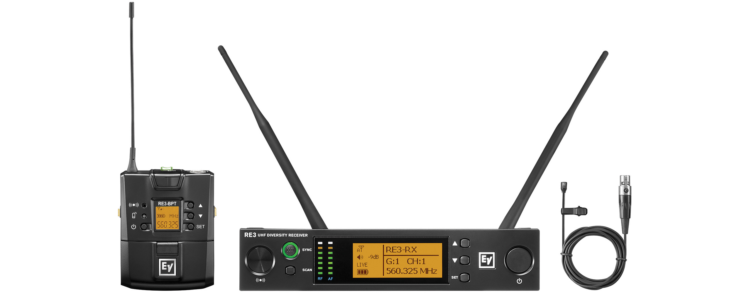 AMAZING WIRELESS Microphone System: Electro-Voice RE3 UHF Wireless