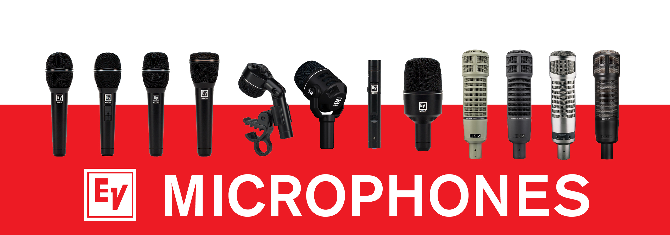 EV MICROPHONES by Electro-Voice